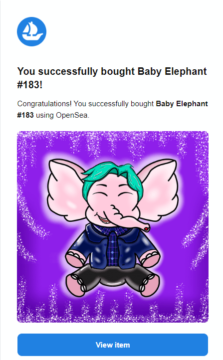 LucMertens1's tweet photo. I bought a primary and a secondary "Stylysh Baby elephant" Thank you for letting go #Karson and thankyou for your beautiful collection @Soulmate889 👏👏👏👏👏👏👏👏👏👏👏👏👏👏👏https://t.co/YjqenPVeIL https://t.co/4Xcmo8lsOB