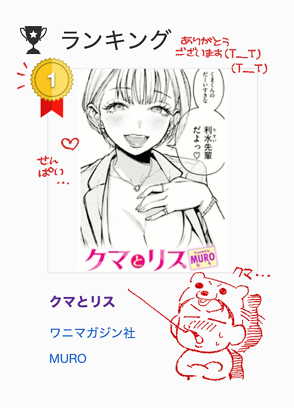 DLの1位ありがとうございました‼️‼️各所レビューも助かります、折を見てぜひまた何か描きます…😚 