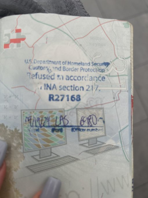 So then. Got deported from America. Sorry to everyone I was due to meet there. Applying for my visa now