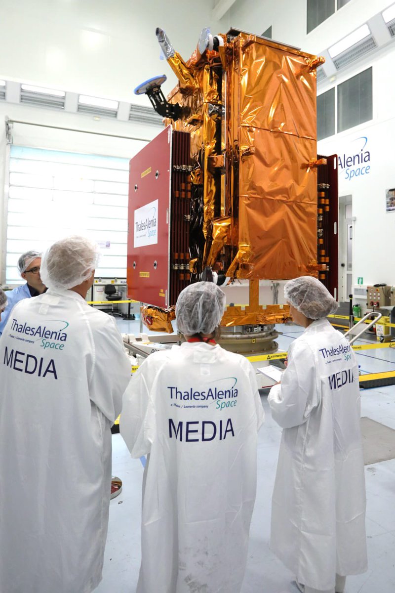 Today I got the chance to see two satellites currently at Thales Alenia facilities in Cannes: Copernicus Sentinel-1C and CO2M.

Both missions will play a specific role in the Copernicus family🛰️🛰️