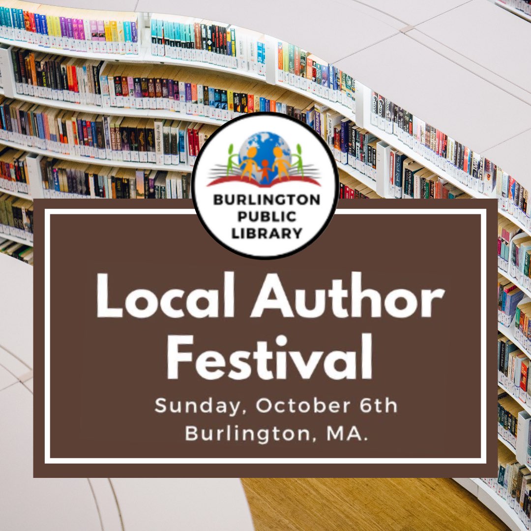 Come see me at the Local Author Festival at the Burlington Public Library Sun Oct 6th, 1:30-4:30pm! 

Meet local authors, check out their books, and see guest speaker <a href="/tedreinstein/">Ted Reinstein</a> from Boston’s Chronicle

Info: facebook.com/events/s/local…

<a href="/burlingtonlibma/">Burlington Public Library</a> <a href="/2024Debuts/">2024 Debuts</a> <a href="/brwpublisher/">Black Rose Writing</a>