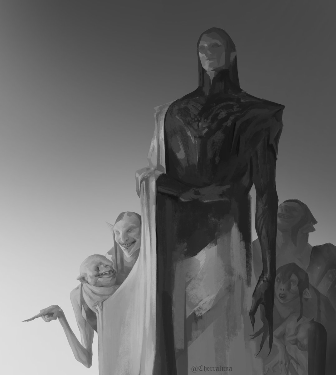 Cherraluna's tweet photo. Lieutenant of Angband

(Feat, Gurgel the snitch and friends) https://t.co/znGsvWlGdX