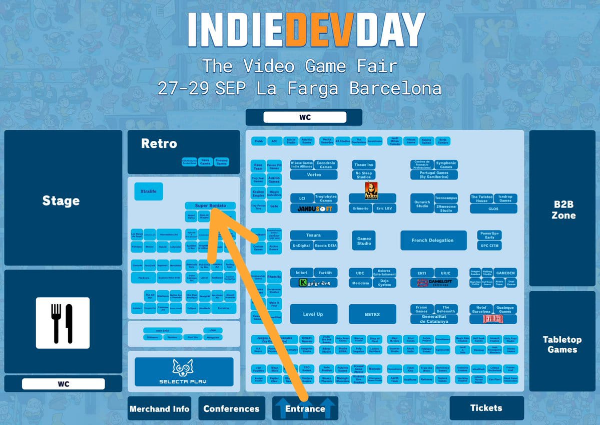Nos vemos los próximos 27, 28 y 29 de Setiembre en la <a href="/IndieDevDay/">IndieDevDay</a> en <a href="/fargahospitalet/">La Farga de L'Hospitalet</a> con todas las novedades de Japón!!! Delante de la zona Retro <a href="/RetroBarcelona/">RetroBarcelona</a> !!!