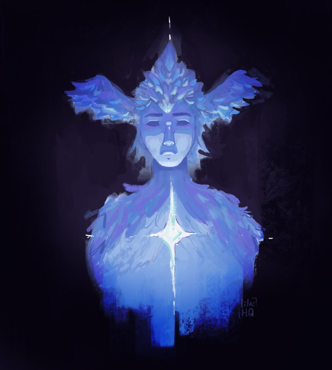 lilacpond_'s tweet photo. an angel in the dark 

#digitalart #illustration #anglesm https://t.co/NrFk6osBMu