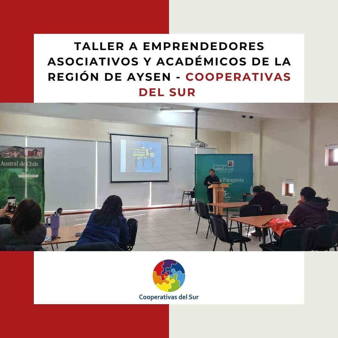 CooperativasSur's tweet photo. 🤝 Nuestro secretario ejecutivo, Alexis Valdés, abogado y Mg. experto en cooperativas, lideró un taller enriquecedor para emprendedores asociativos y académicos de la región de Aysén. #CooperativasDelSur #Asociatividad #Academia #Cooperativismo #UACh https://t.co/47HMH44xZb