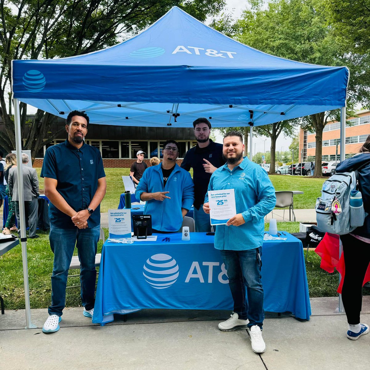 Happy #TechTuesday from Penn State Harrisburg where Julio, Ervin, Maycol, and Brandon helped these college students stay connected!
