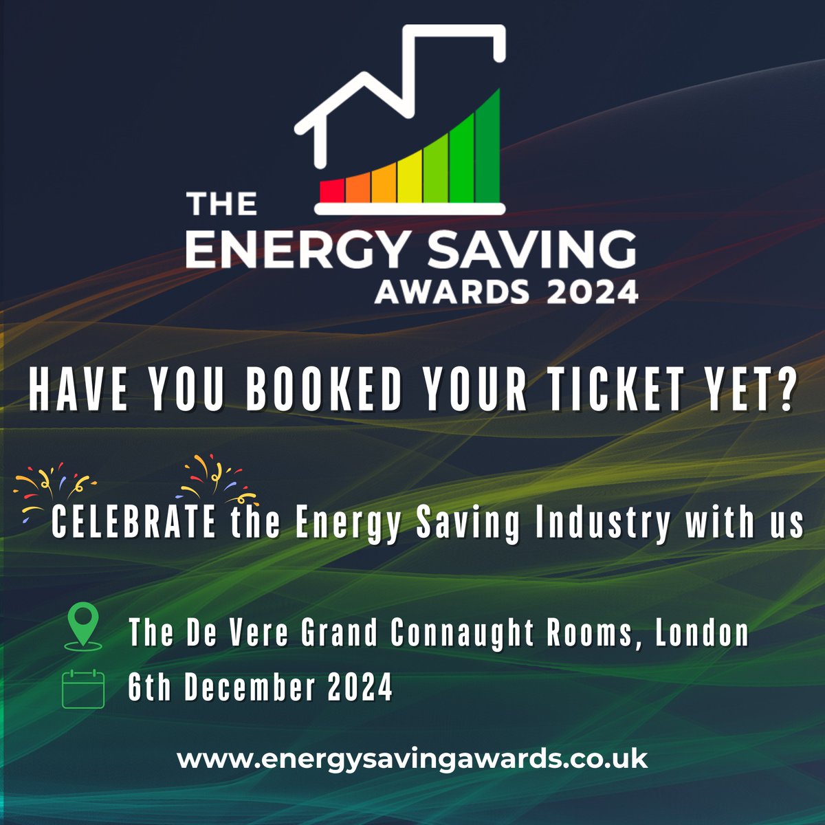 Join us at the Energy Saving Awards 2024! 🌍🎉

Let’s celebrate the innovators and leaders in energy efficiency! Secure your spot now and be part of this momentous event. 💡🌿

Get your tickets at energysavingawards.co.uk

#EnergySavingAwards #Sustainability #EnergyEfficiency