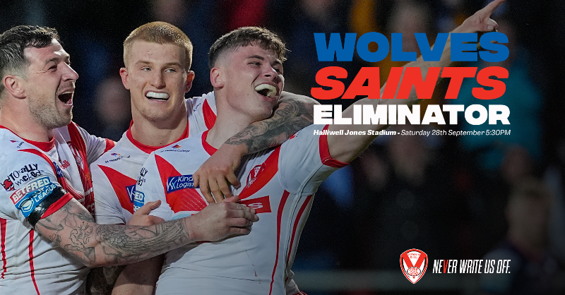 Saints1890's tweet photo. π 1,800 Saints fans now bringing the noise to the Halliwell Jones Stadium this Saturday!
A Box Office match awaits, we cannot wait!
#NeverWriteUsOff π» | #COYS