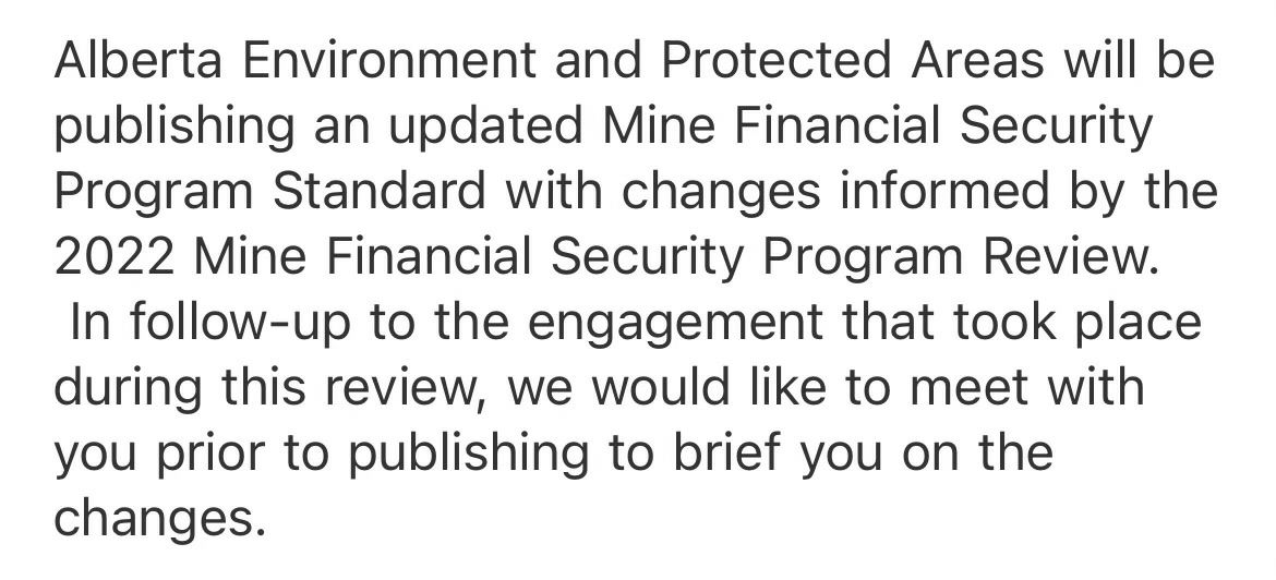 ACFN_KaiTaile's tweet photo. ACFN participated in the 2022 MFSP Review. While we have learned to not hold our breath, we also put considerable time and effort into that review to make clear to the AB gov’t the MFSP’s numerous serious deficiencies. Significant reforms are necessary and expected. #ableg https://t.co/T3x79Gq4cb