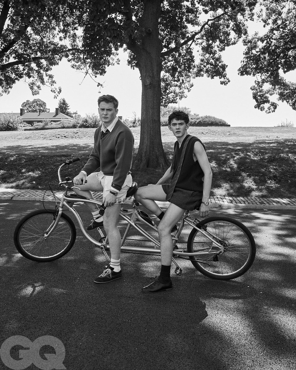 BritishGQ's tweet photo. “Nick and Charlie, they’re not that much like us, but they are in some ways also very much like us. So sometimes you do find yourself kind of thinking you want to prove yourself,” says Kit Connor.

Read the #GQHype: https://t.co/I4hYtTm0ES https://t.co/8C38GRi0v0