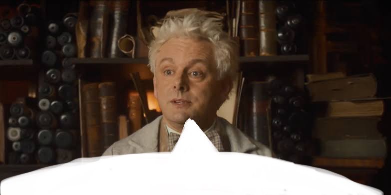 Aziraphale tempting Crowley to be a snake and get snake cuddles be like: