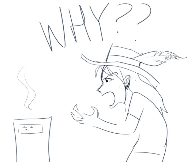Having some computer issues lately delaying comics.

Longer post on the Patreon patreon.com/posts/112649801