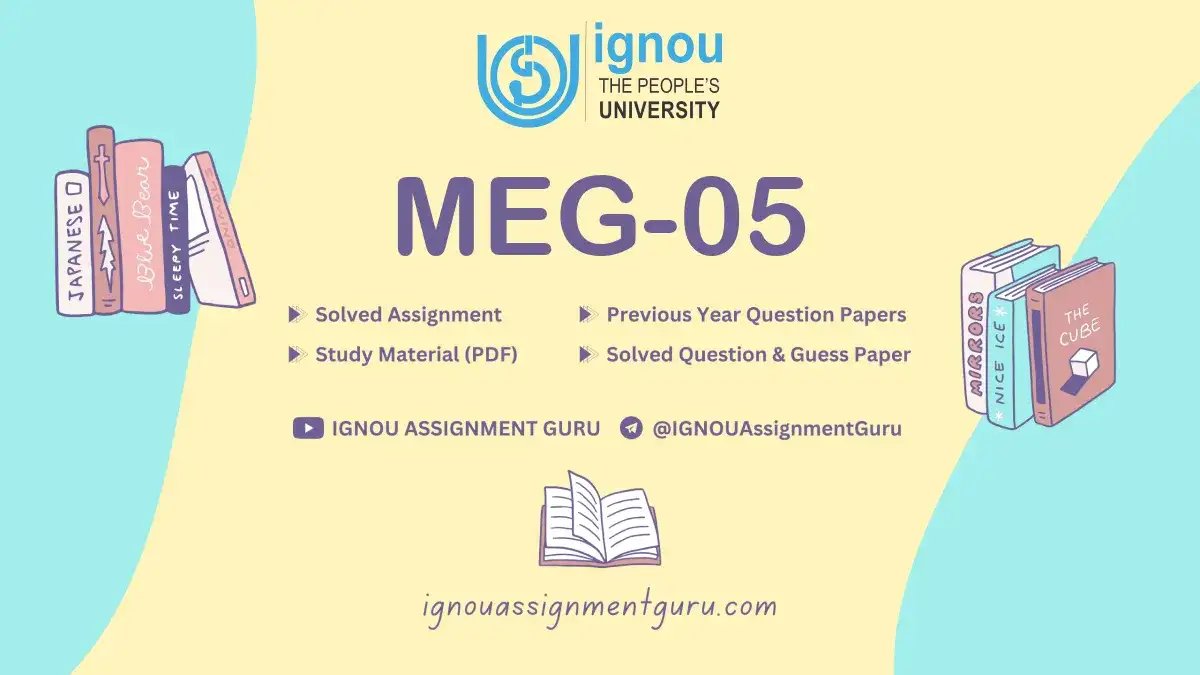 MEG-05 Literary Criticism &amp; Theory Solved Assignment 2024-2025 dlvr.it/TDcrYL