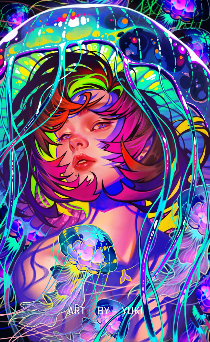 🪼Jellyfish 🪼

#illustration #conceptart #portrait #digitalart #graphicart #characterdesign #jellyfish #yuki #birthdaygift