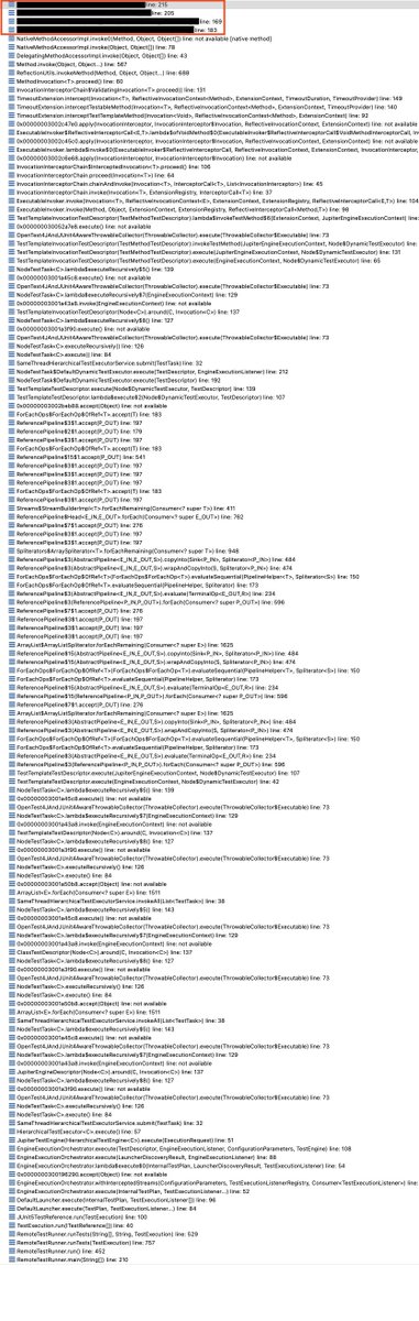 gunnarmorling's tweet image. I love Java and its ecosystem, I really do. But what is it with these super-deep call stacks?! How can it be 140+ frames from the main class to my code under test (top four frames!) in a JUnit test? Is this a thing with other languages, too?