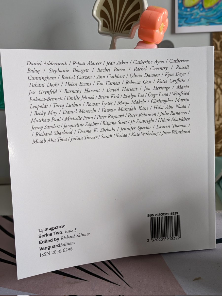 Great post today. #14magazine Fab book, brilliant poems. And I'm in it!