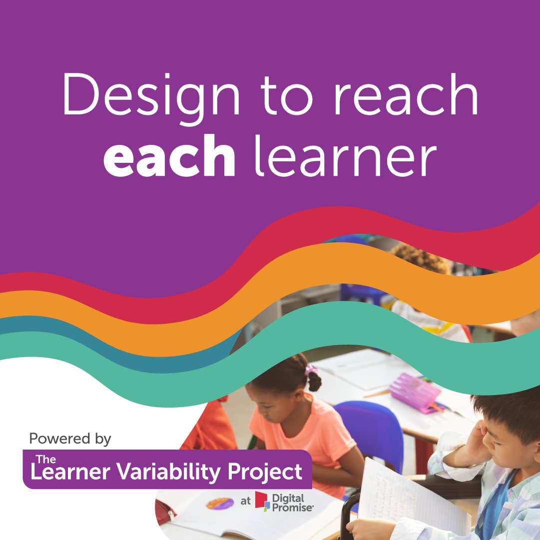 DigitalPromise's tweet photo. Beliefs matter and understanding learner variability can change the way teachers see students as whole learners with unique strengths and challenges. Find out how we can help you succeed. https://t.co/ZW5fxdFhQz #LearnerVariability https://t.co/PO73PQWCMA