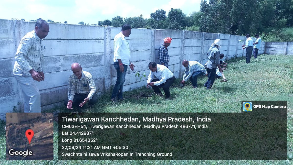 ChurhatSwachh's tweet photo. स्वच्छता ही सेवा अभियान के अंतर्गत दिनांक 22.09.2024 को स्वभाव स्वच्छता, संस्कार स्वच्छता, एक पेड़ मां के नाम अभियान के तहत नगर परिषद चुरहट क्षेत्रांगर्त वार्ड क्र 06 में स्थित प्रसंस्करण स्थल में वृक्षारोपण किया गया #sh2024 #swabhavswachhata #sansarswachhata #swachhatahisewa2024 https://t.co/gQy33Ao1OP