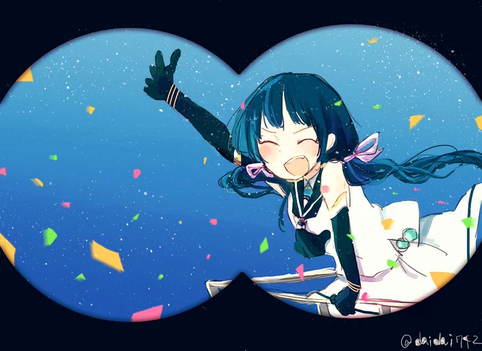 艦これの涼風ちゃん大好きなんです#今日の涼風 ↑これは昔、毎日涼風ちゃん描いてたタグ 