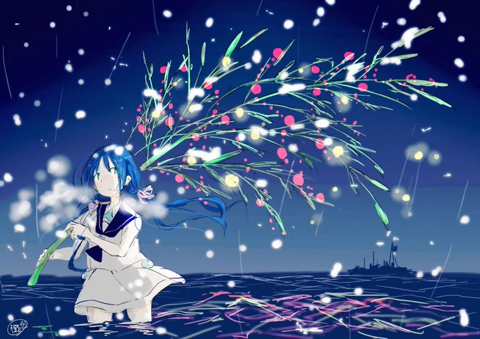 艦これの涼風ちゃん大好きなんです#今日の涼風 ↑これは昔、毎日涼風ちゃん描いてたタグ 