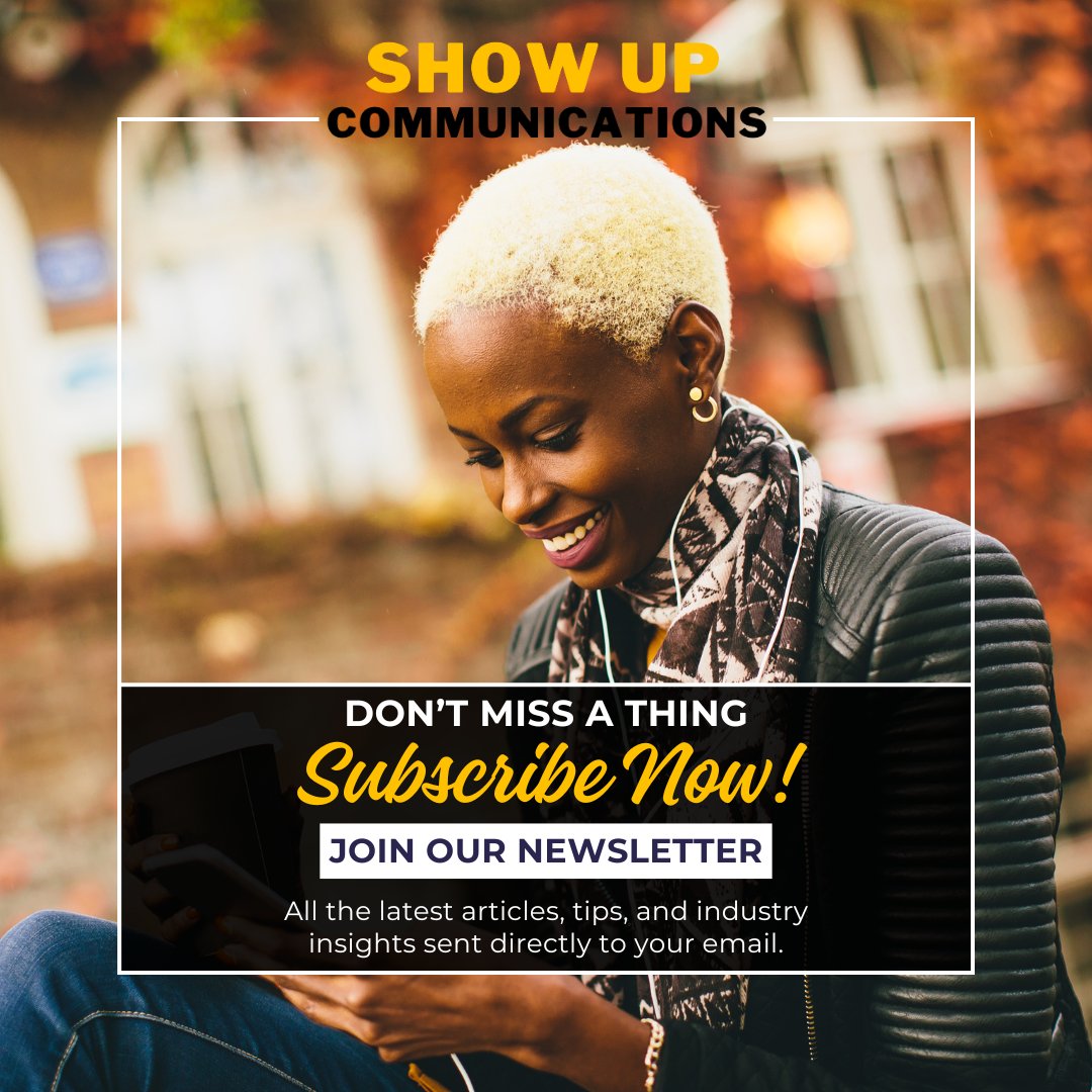 showupcomms's tweet image. Exclusive content: Subscribe to our newsletter for access!

Stay updated on the latest and greatest industry news, get insider tips, and lots of inspiration.

It&apos;s FREE, sign up here: bit.ly/3T7oWpM

#ShowUpCommunications #emailsubscription #emailnewsletter
