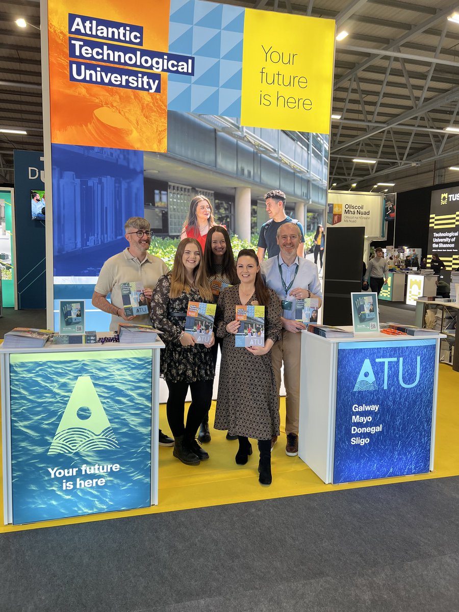 atu_ie's tweet photo. 🥳 We are so excited to meet everyone at Higher Options tomorrow! 

🤩 Come and chat to us at Stands 216 &amp; 302 and pick up a copy of our brand new prospectus ➡️ https://t.co/SJ4ddmfKIn 🎊📚🎓

#ATU #CAO2025 #HigherOptions2024 https://t.co/JAbNbNqxhI