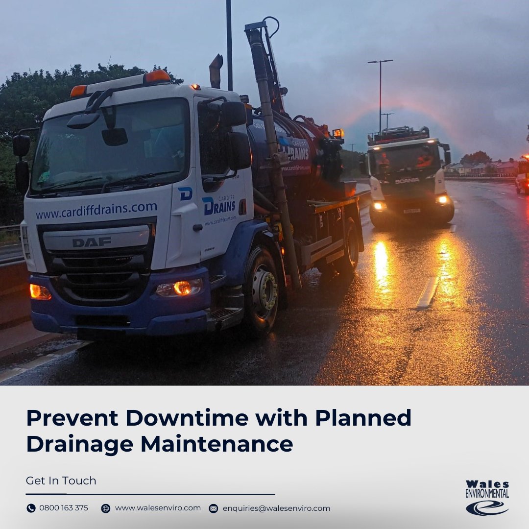 Prevent drainage issues with Planned Preventative Maintenance  solutions. By staying ahead of potential disruptions, your organisation can maintain operational continuity, minimise downtime, and protect revenue.

#PPM #Drainage #Drains #Jettting