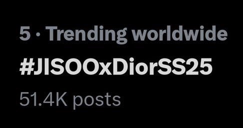 5 แล้วค่า ไปต่อ!!🔥

LADY JISOO AT DIOR PFW 
#JISOOxDiorSS25 <a href="/Dior/">Dior</a>