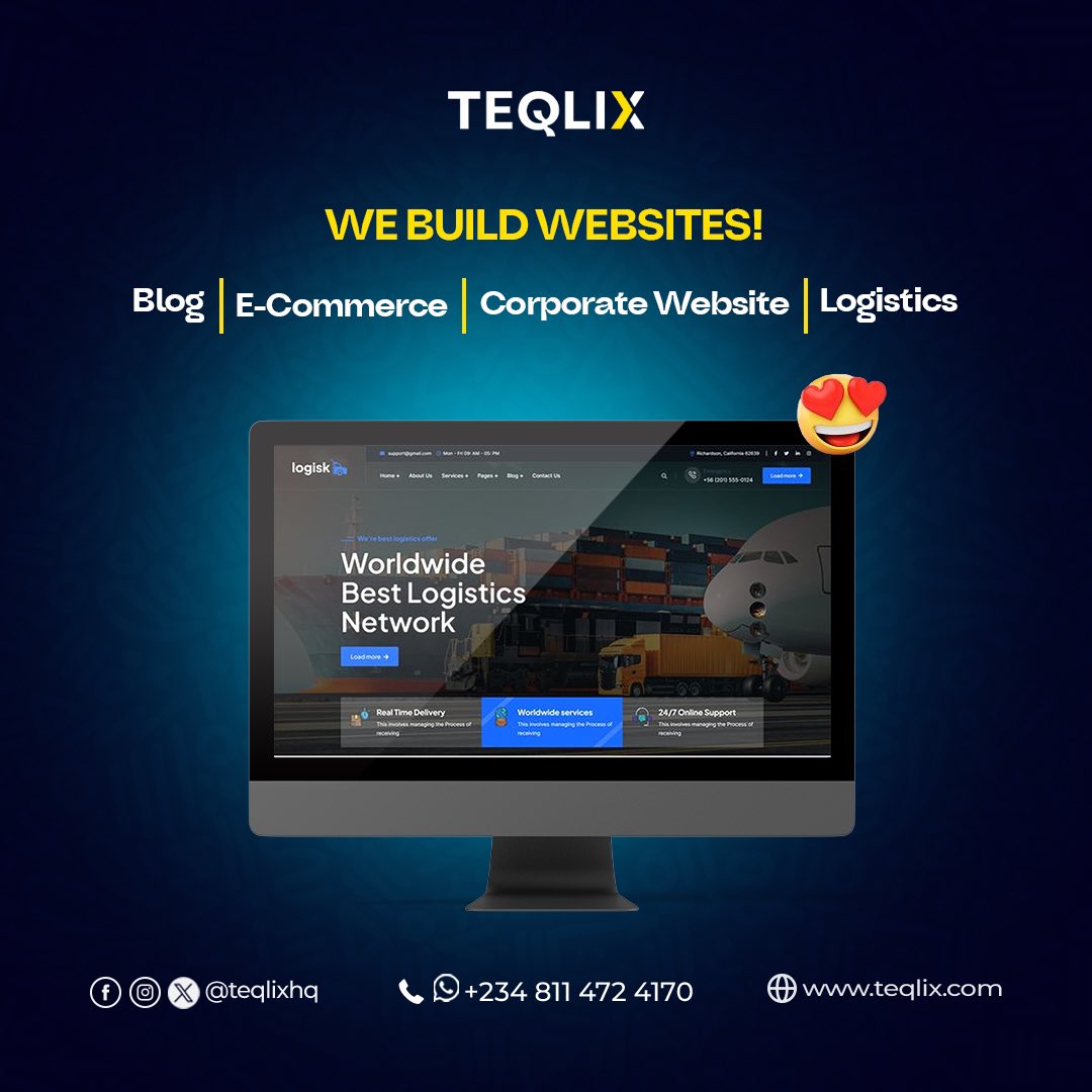 teqlixhq's tweet photo. We build all kinds of websites and any custom sites as well. Visit our website today to exlore our portfolio.

https://t.co/jgbaq9VN6h https://t.co/BPhQYtqRmz