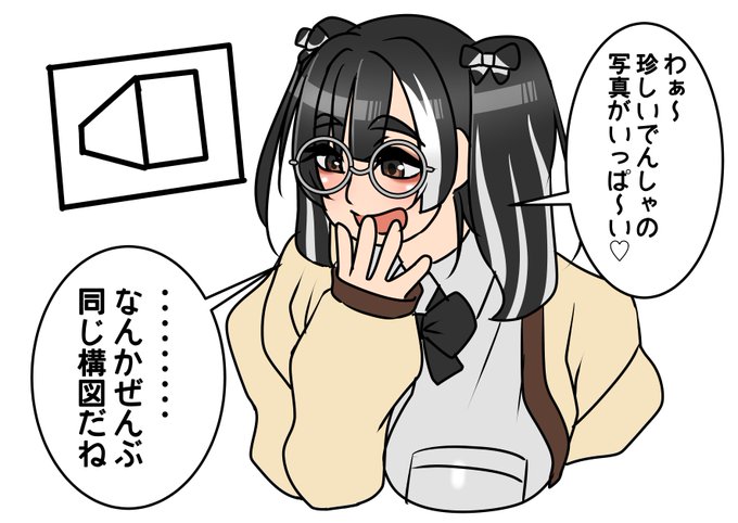 (鉄道オタクの)地雷(を踏み抜く)系女子。 