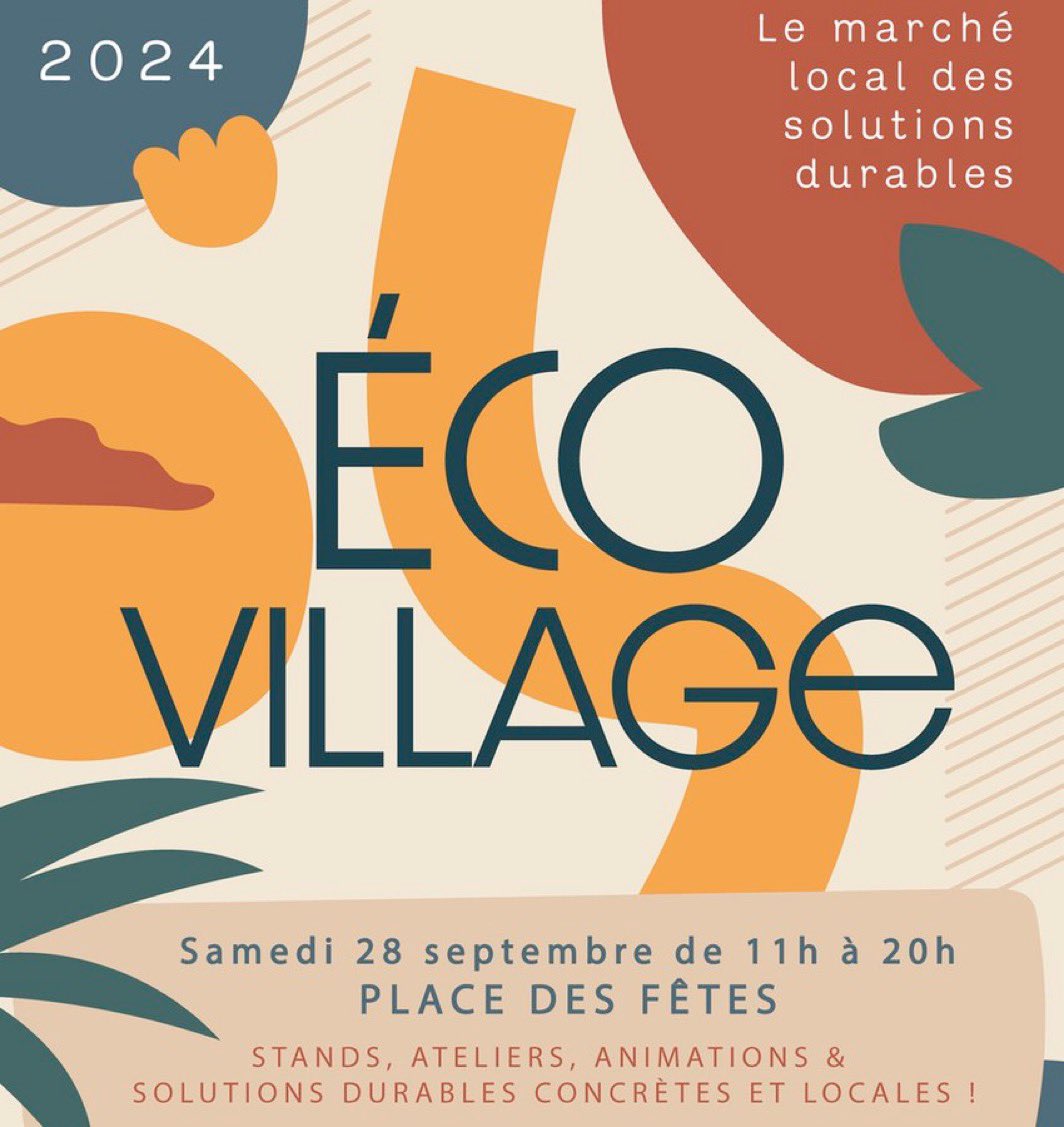 Paris19e's tweet photo. #EcoVillage - Samedi 28 septembre de 11h à 20h sur la Place des Fêtes, venez découvrir la nouvelle édition du marché local des solutions durables.

Stands, ateliers, animations… sont au rendez-vous !

Plus d'informations sur https://t.co/ZFBOzpWNoX https://t.co/rSzfVHFIlx