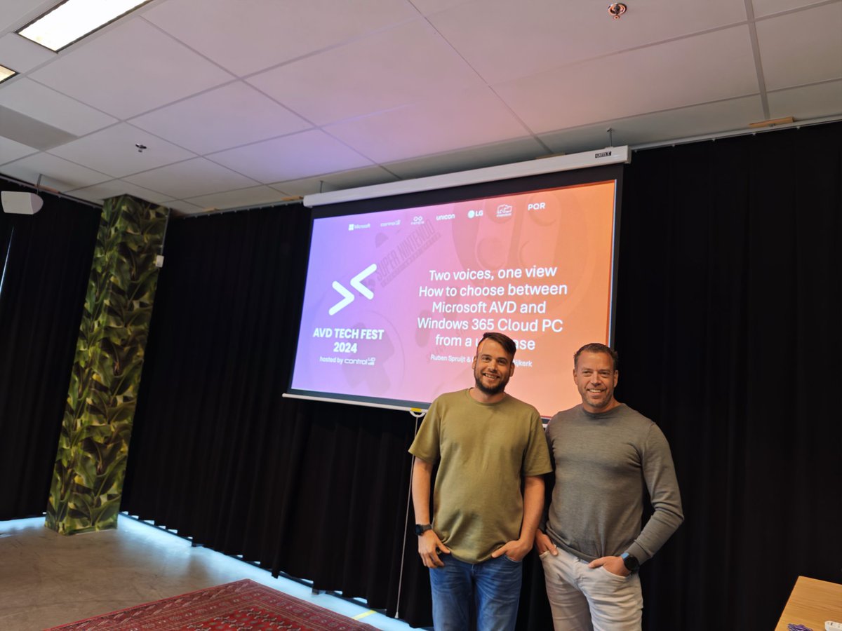 Eltjo van Gulik (@eltjovg) on Twitter photo After 10 years together again on stage at #avdtechfest, <a href="/Logitblog/">Ryan Ververs-Bijkerk</a> and <a href="/rspruijt/">Ruben Spruijt</a>! This is going to be epic! After 10 years together again on stage at #avdtechfest, <a href="/Logitblog/">Ryan Ververs-Bijkerk</a> and <a href="/rspruijt/">Ruben Spruijt</a>! This is going to be epic!