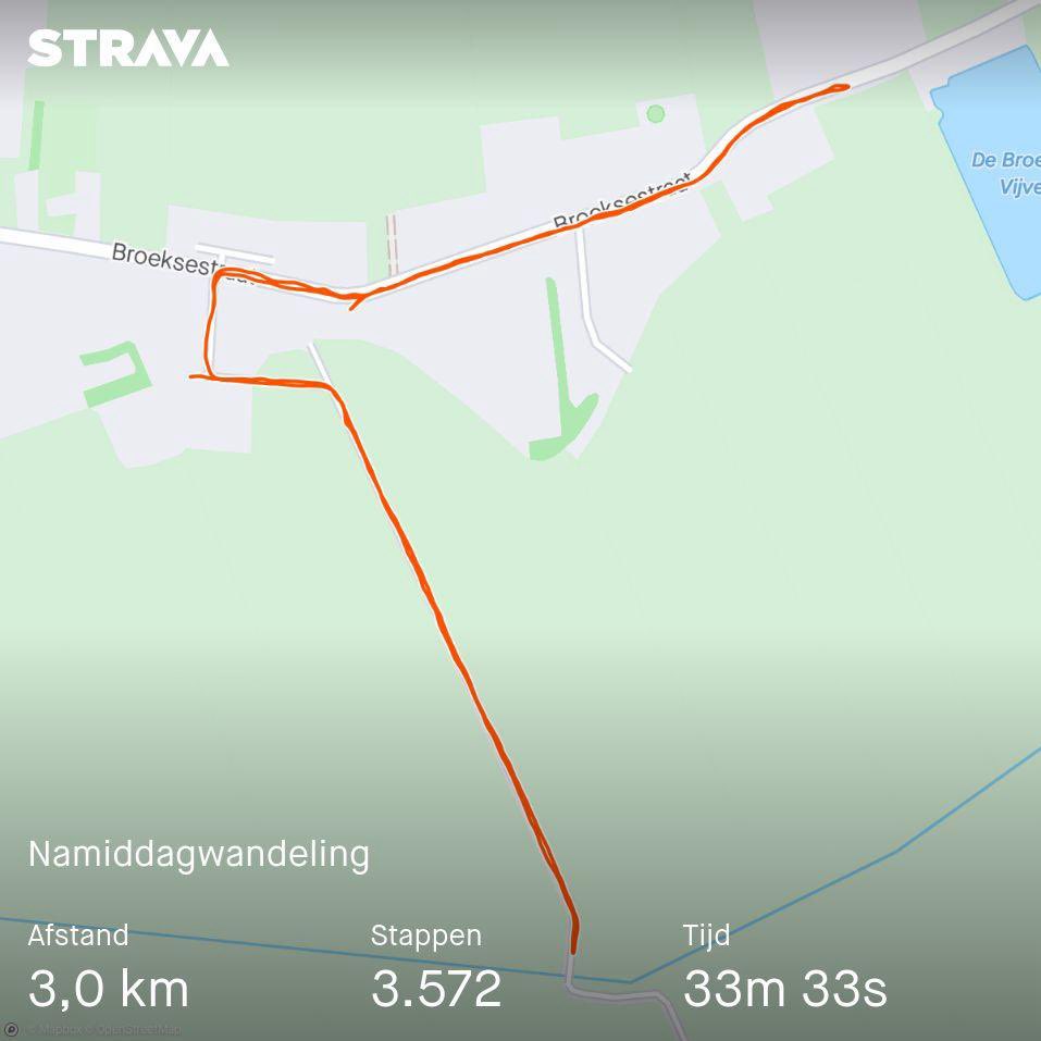 Bekijk mijn wandeling op Strava.
strava.app.link/Qeq8MlTv9Mb