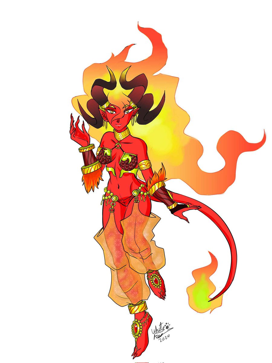 whitefenrrilart's tweet photo. Ifrit Girl
#fantasy
#fantasyart
#digitalart
#animarte
#mythology https://t.co/ndPmwOAgG9