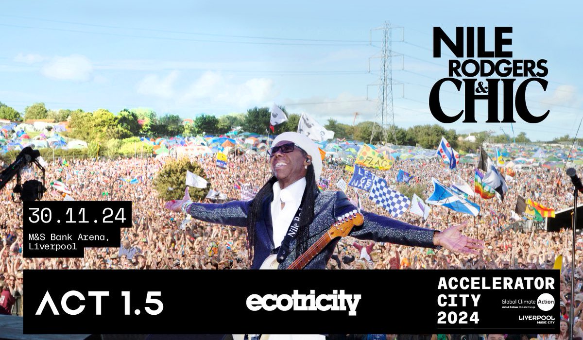 🔊 Massive Attack, IDLES and Nile Rodgers are coming to the <a href="/MandSBankArena/">M&S Bank Arena Liverpool</a>! ✨
 
On 28 - 30 Nov, ACT 1.5 presents 3 nights of music + climate action.
 
🎟️ An exclusive presale for local residents starts Wed 25 Sep, 12pm. bit.ly/3BgTvUP