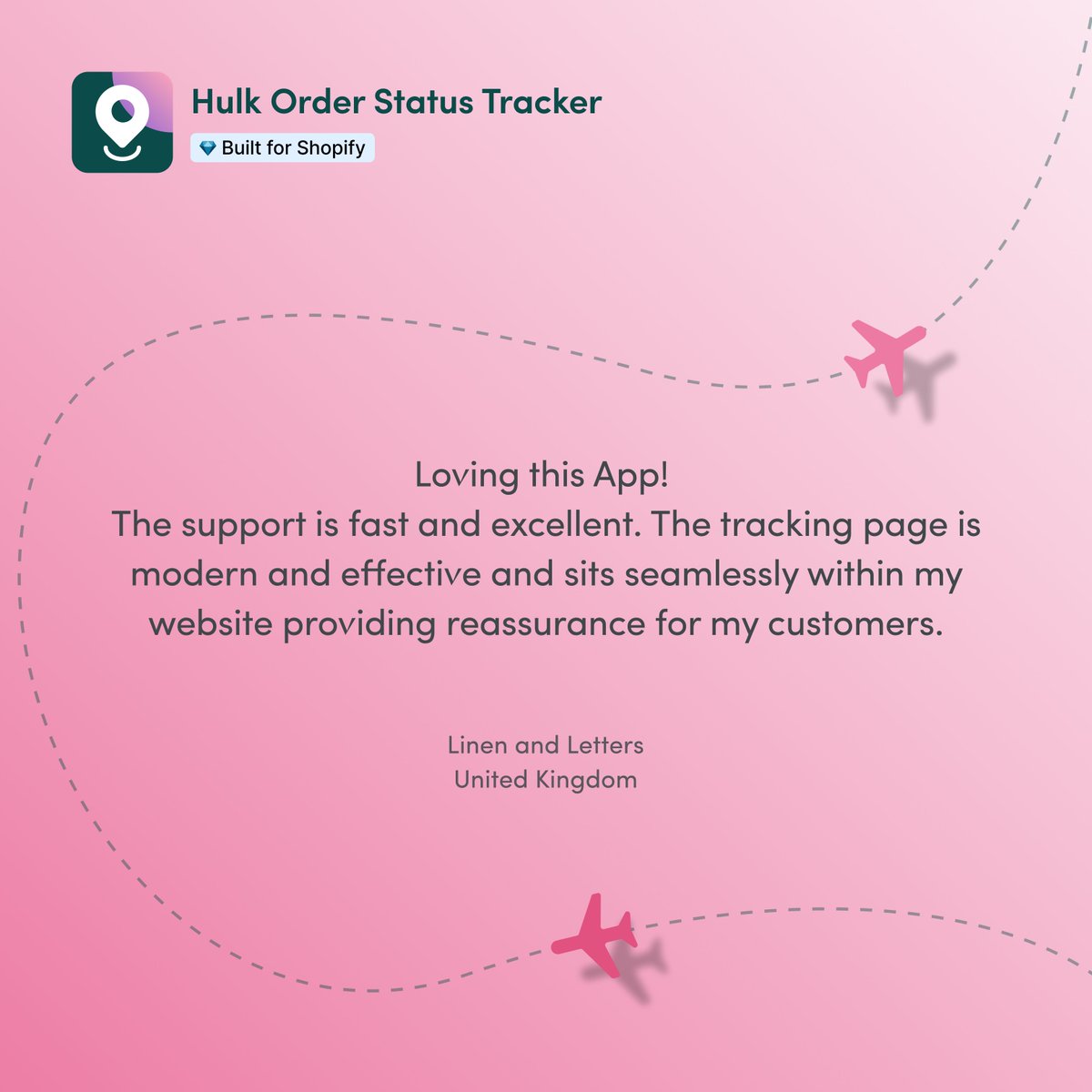 hulkapps's tweet photo. Thank you for the wonderful 5-star review! 🌟
We're delighted to hear that the Hulk Order Status Tracker is adding value to your website and providing a smooth experience for your customers. We appreciate your support! ✨
#HulkOrderStatusTracker #Shopify #Ecommerce #HulkApps https://t.co/O5MyHGIL22