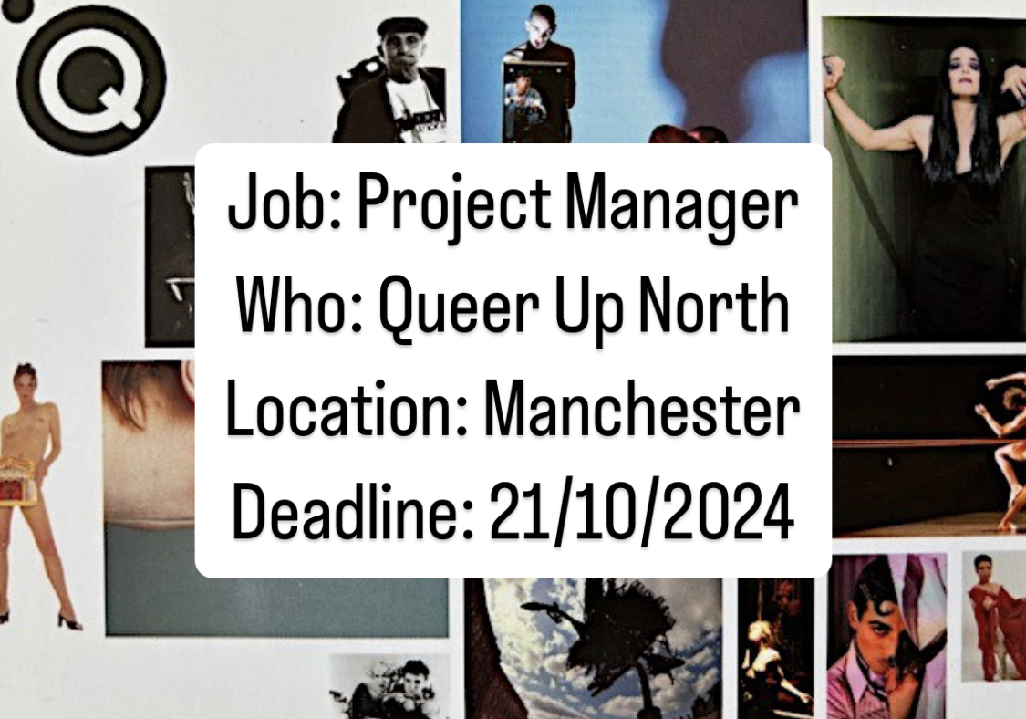 🚨Manchester Histories are seeking an experienced Project Manager to run a two year programme that celebrates the Queer Up North Festival 1992-2002.🚨

The Theatre Collection holds the Queer Up North video archive which is a wonderful asset. 

manchesterhistories.co.uk/jobs/project-m…