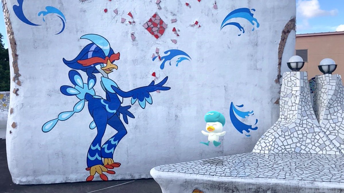 hinatter21's tweet image. パルデア御三家！

#志摩スペイン村 #pokemonGoAR #NianticAR #GOsnapshot