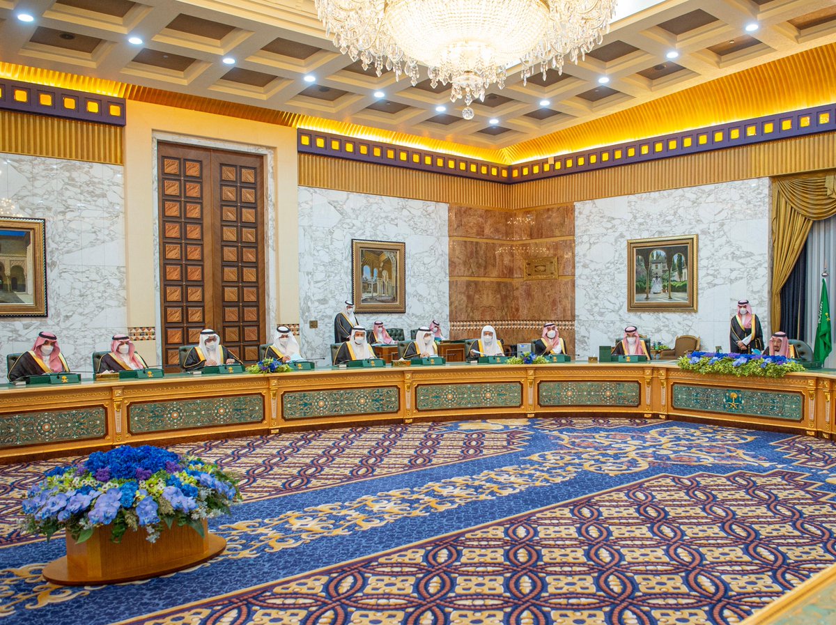 The #Saudi Cabinet reaffirmed the need for credible and practical steps towards a just and comprehensive solution to the Palestinian issue, in accordance with the Arab Peace Initiative and international legitimacy resolutions.