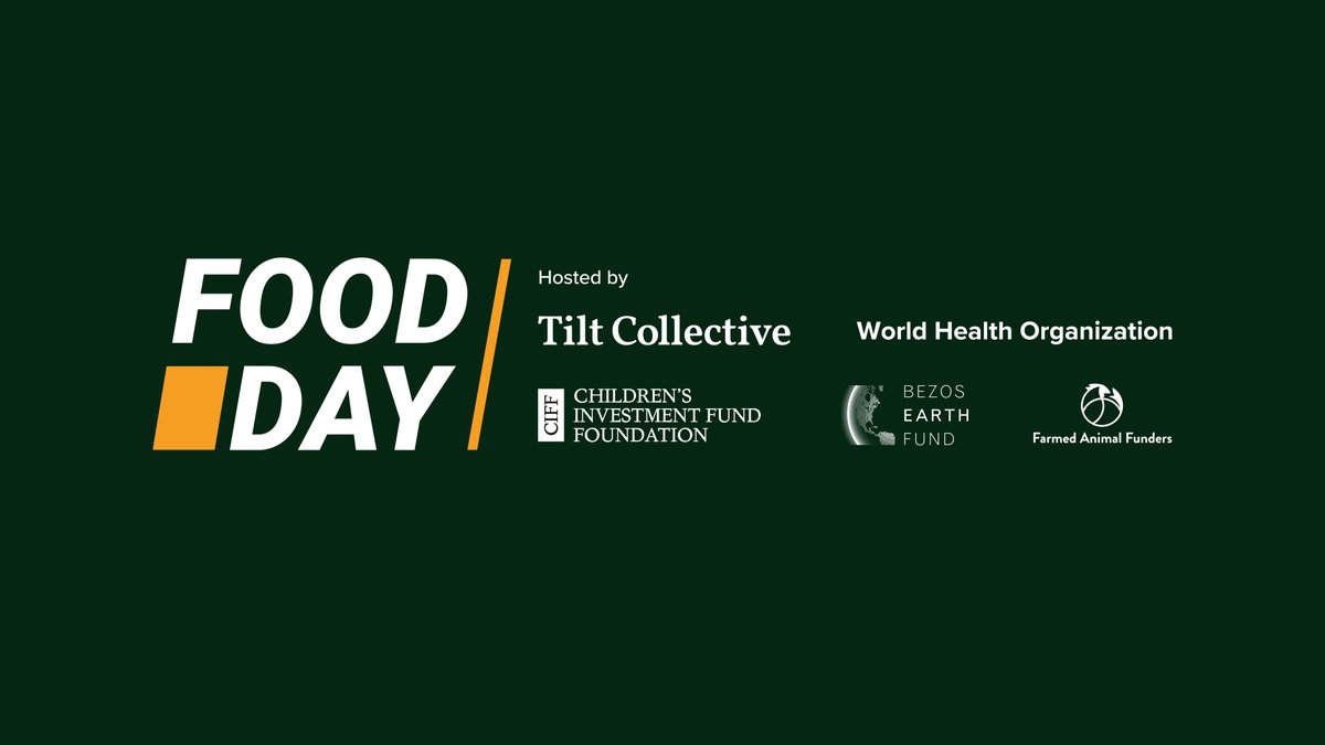 CIFFchild's tweet photo. Today is #FoodDay at New York Climate Week and we are excited to support @tiltcollective, alongside @WHO, @BezosEarthFund, and Farmed Animal Funders to discuss how we can create a #BetterFoodSystem for a resilient and healthy planet. https://t.co/zCwTFzRiap