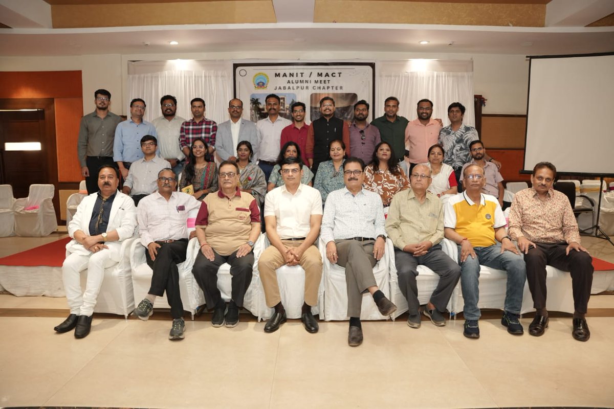MANITAlumniCell's tweet photo. MANIT Alumni @ Jabalpur had the Grand Manit Day Celebration... https://t.co/pGLn4JJgVs