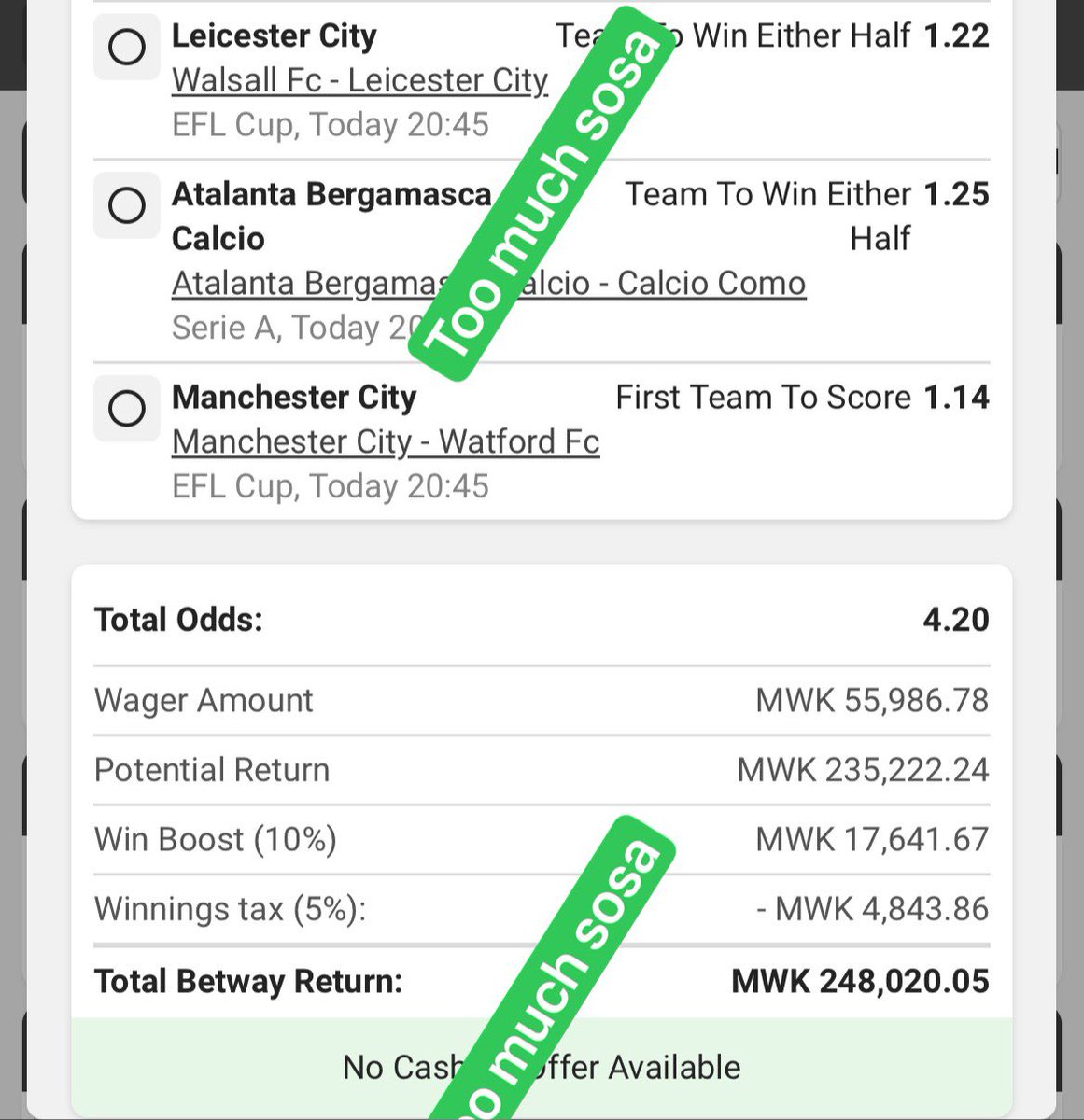 vah_valenciah's tweet photo. No Giving up till I win big again with my followers 🙏

108 ODDS - E3FE9C5
50 ODDS - E3F9CC9
5 ODDS - E3F1A1C
4 ODDS - E4012BD

@BetwayMalawi 
Give me 100 Retweets let’s all win 🏆 https://t.co/VmGjpAacLm