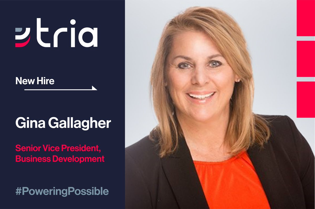 TriaFederal's tweet photo. Our leadership team is growing (again)! 📣 Join us in welcoming Gina Gallagher as Tria's SVP, Business Development. Gina will play a pivotal role in advancing Tria’s strategic initiatives and expanding its market presence. 

https://t.co/5vUcK3okLr https://t.co/wP4jMBuhNx