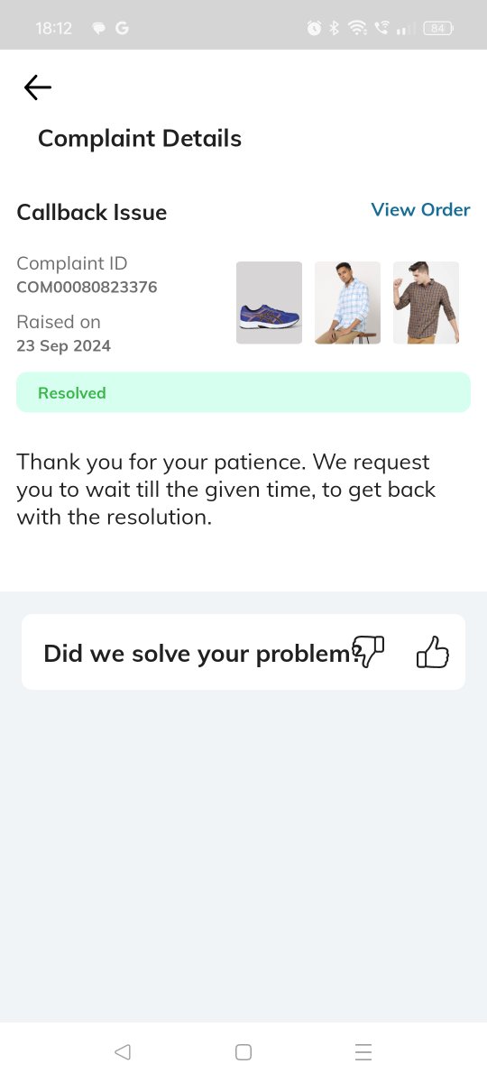 thinking_vb's tweet photo. @AjioCares It says resolved and then patience is asked.  Are you guys serious? On other mail I was asked bank details which I hv shared ... There is no internal communication within ajio ???? Not sure when my refund will be processed.... @consumercourtin @amazon https://t.co/jOWW2SOrBD
