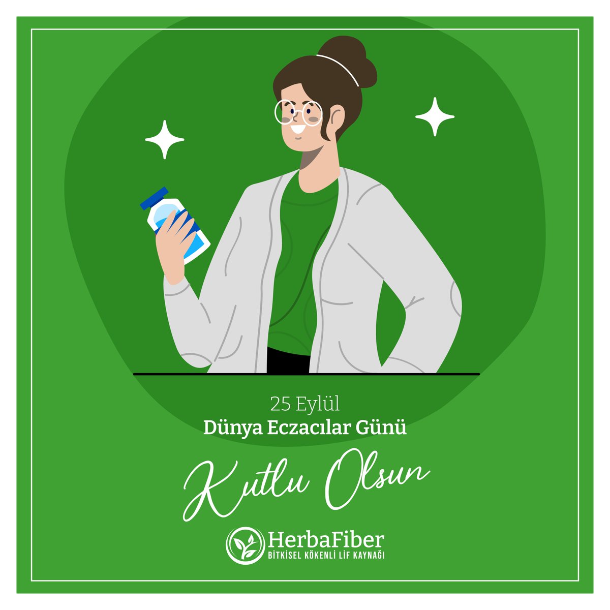 25 Eylül Dünya Eczacılar Günü'nü kutluyor, özverili çalışmaları ve bilgileriyle hayatımıza dokunan tüm eczacılara teşekkür ediyoruz.💚

#HerbaFiber #DünyaEczacılarGünü
