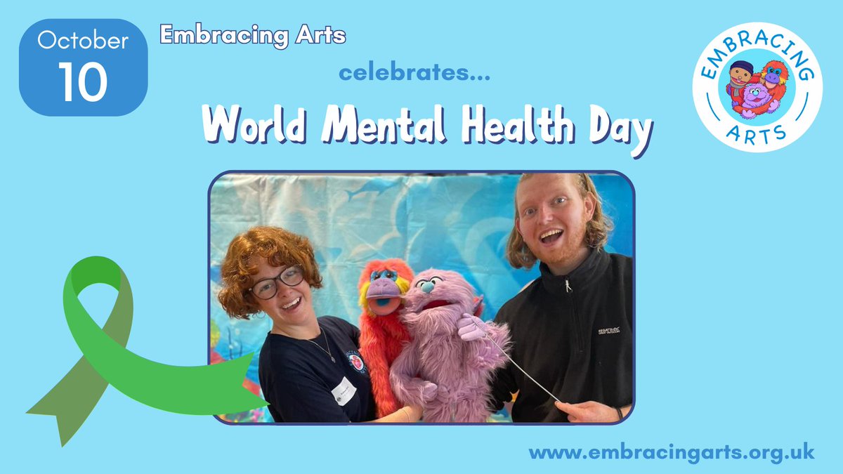 Today is #worldmentalhealthday! A topic close to our hearts here at Embracing Arts 💚

Our sensory and inclusive workshops and parties create unique sensory experiences that help to improve emotional wellbeing.

Discover more ➡️ embracingarts.org.uk