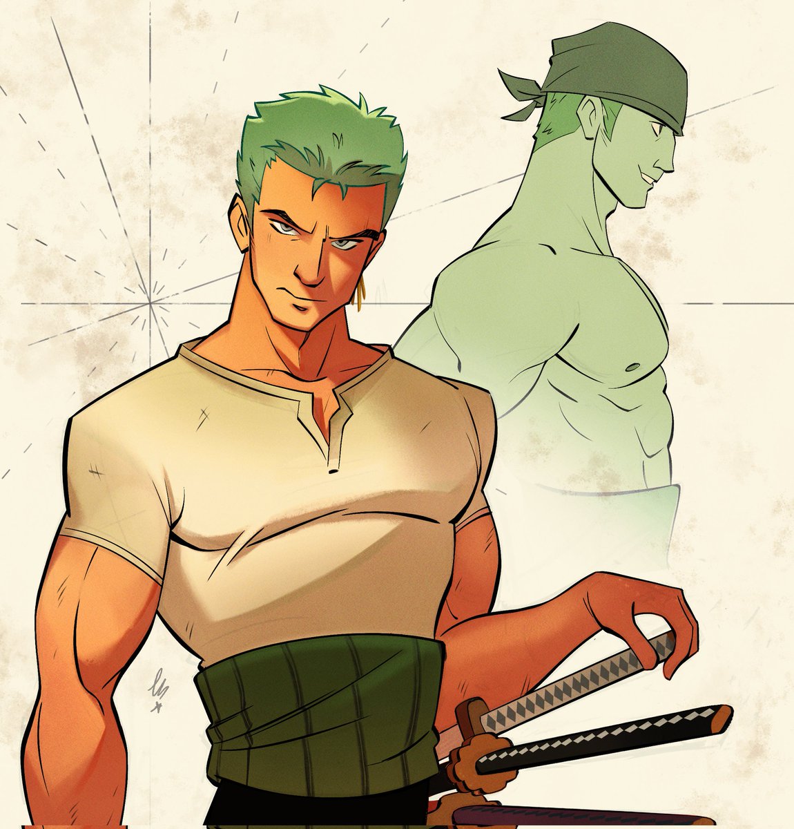Strawhat crew hotties 🙏💜💚

#onepiece #nicorobin #roronoazoro
