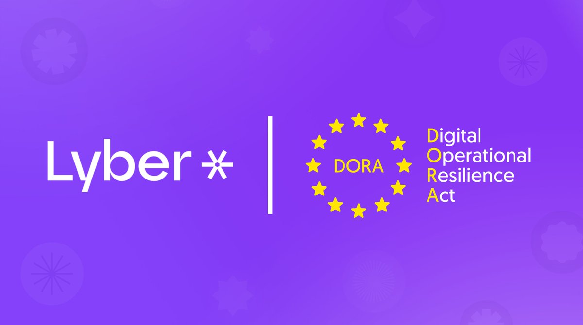 💜 Lyber is committed to comply with the DORA regulation.

It requires financial service providers to strengthen their resilience against cyber threats, continuously monitor their systems, and promptly report incidents.

At Lyber, we believe in proactive risk management!

#DORA