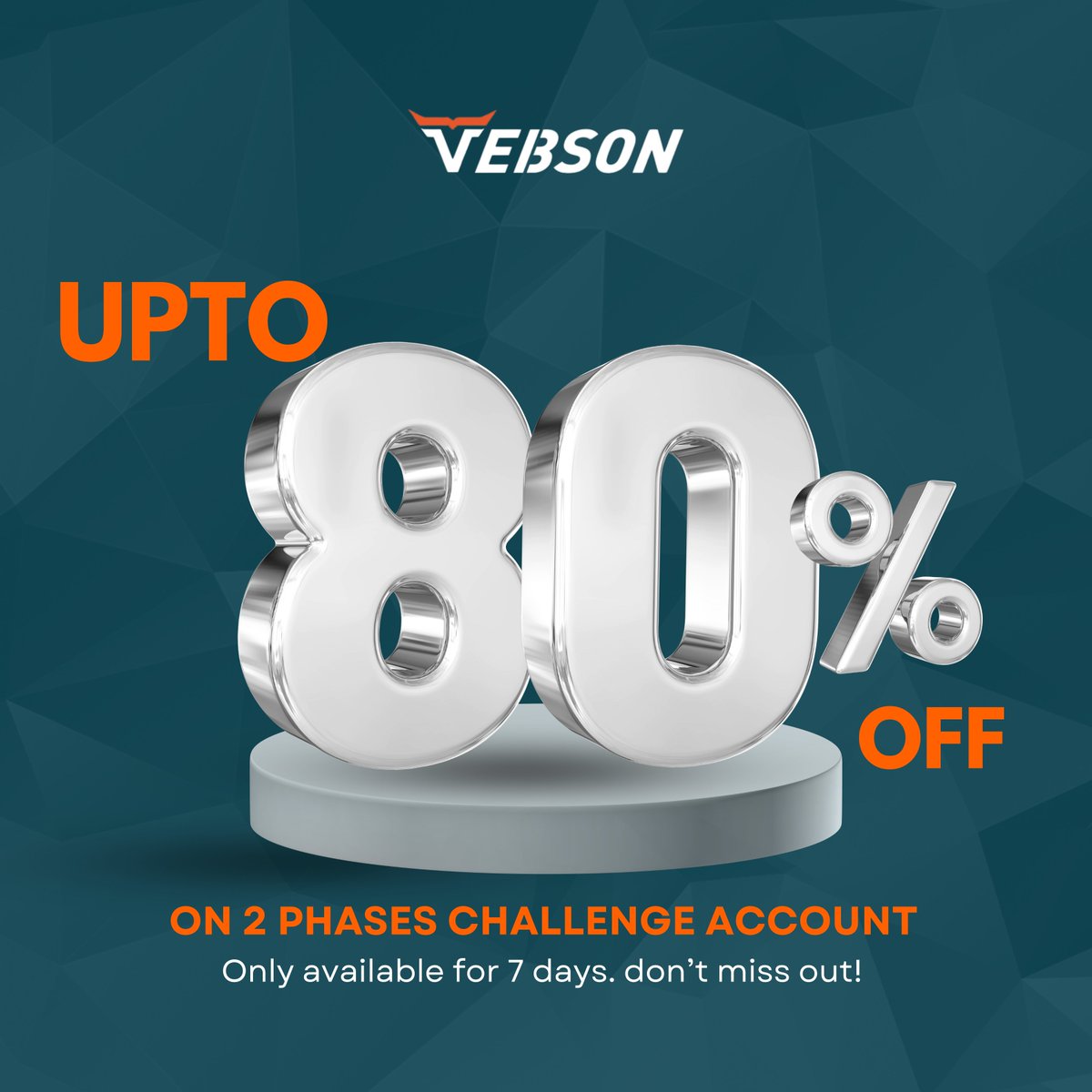 VebsonPropTrade (@vebsonproptrade) on Twitter photo Get Up to 80% Off on Funded Accounts!
🚀 Start Your Trading Journey with Vebson Prop Trader! 🚀
💼 Unlock Incredible Discounts:
Enjoy up to 80% off on our funded accounts! Get Up to 80% Off on Funded Accounts!
🚀 Start Your Trading Journey with Vebson Prop Trader! 🚀
💼 Unlock Incredible Discounts:
Enjoy up to 80% off on our funded accounts!