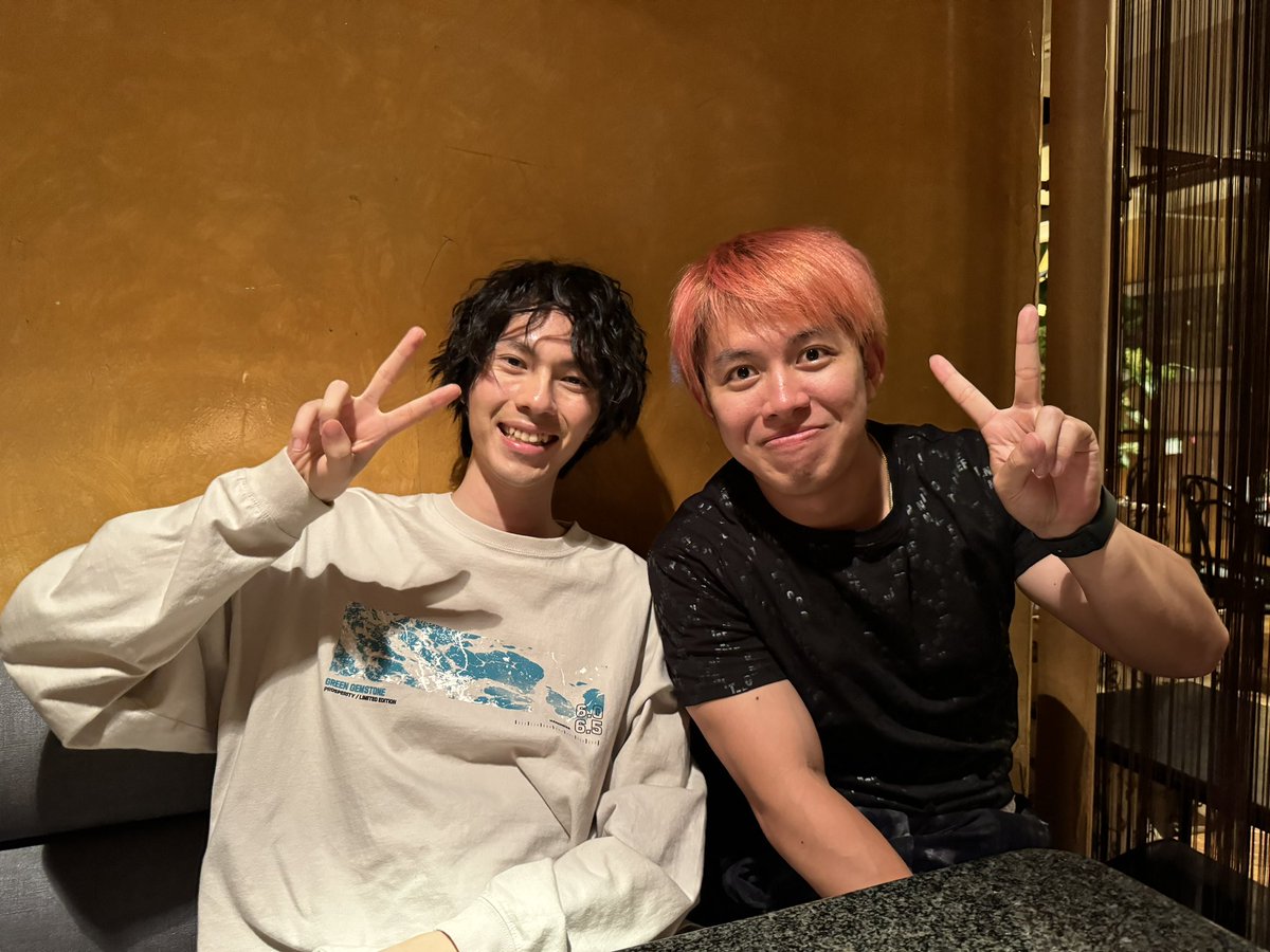 LiaqN_'s tweet photo. ネフさんと焼肉！！！ https://t.co/NFrEqkMQPF